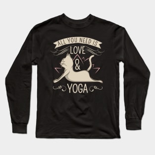 All you need is Yoga and Love Long Sleeve T-Shirt